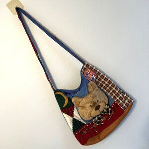 Bear Creations Tote Bag 3D Plush Quilted Shoulder Purse